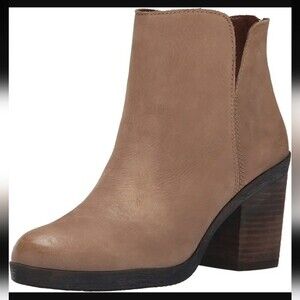 Lucky Brand Women's Orsann Tan Leather Bootie Boot